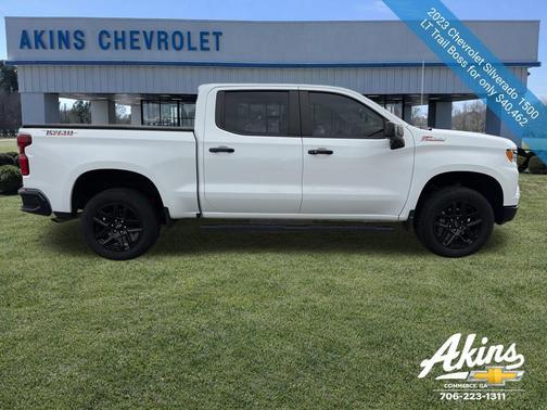 Summit White 2023 Chevrolet Silverado 1500 LT Trail Boss