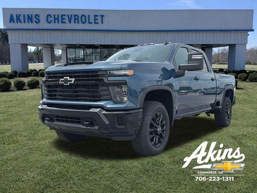 Lakeshore Blue Metallic 2025 Chevrolet Silverado 2500 Custom