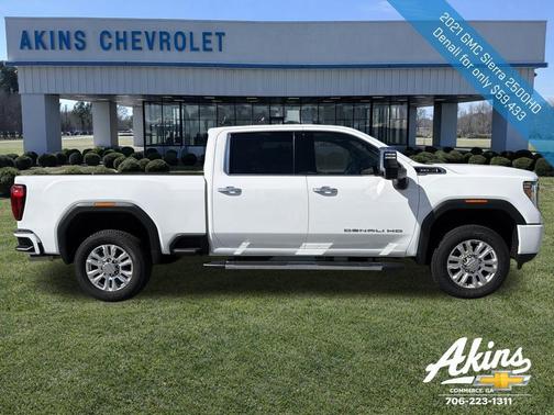 Summit White 2021 GMC Sierra 2500 Denali