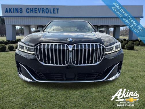 Jet Black 2020 BMW 750 i xDrive