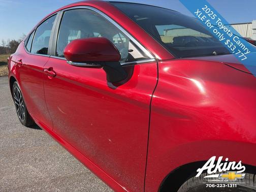 Supersonic Red 2025 Toyota Camry XLE