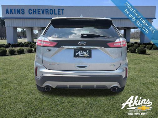 Silver Metallic 2020 Ford Edge SEL
