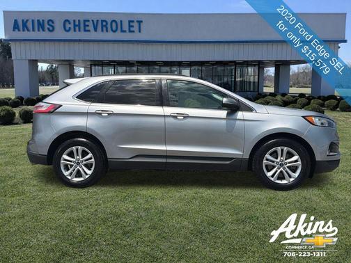 Silver Metallic 2020 Ford Edge SEL