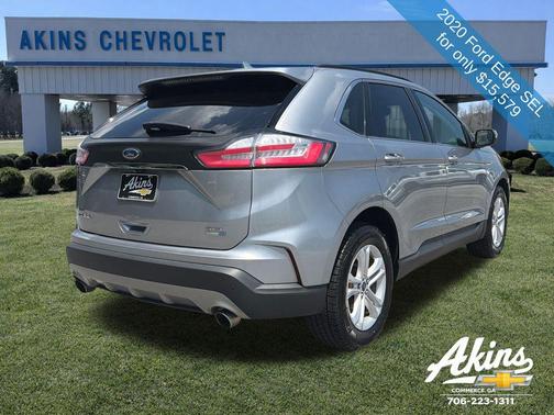 Silver Metallic 2020 Ford Edge SEL