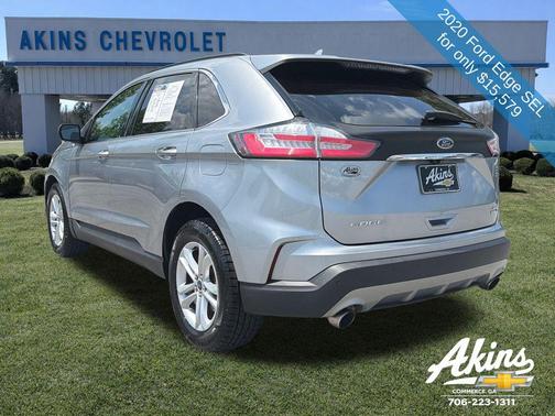 Silver Metallic 2020 Ford Edge SEL