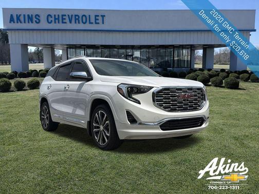 White Frost Tricoat 2020 GMC Terrain Denali