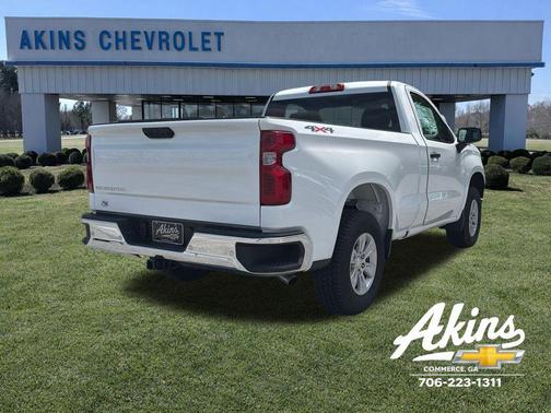 Summit White 2025 Chevrolet Silverado 1500 WT