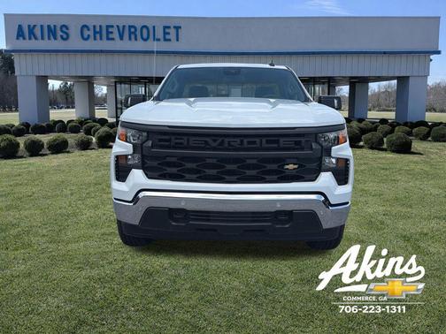 Summit White 2025 Chevrolet Silverado 1500 WT