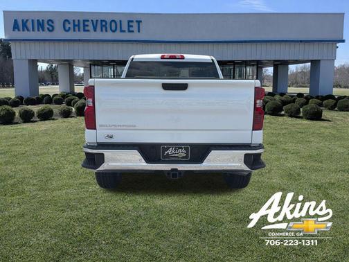 Summit White 2025 Chevrolet Silverado 1500 WT