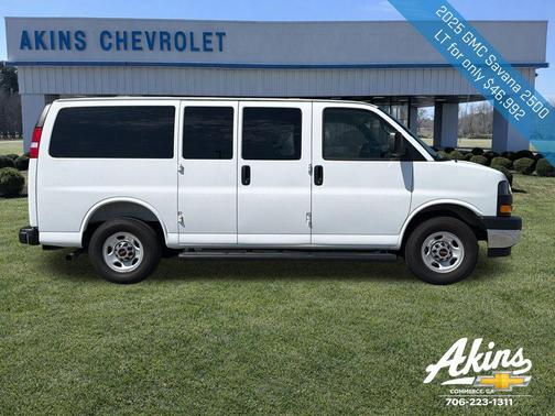 Summit White 2025 GMC Savana 2500 RWD 2500 Regular Wheelbase LT