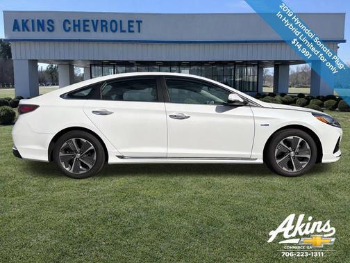 Hyper White 2019 Hyundai Sonata Plug-In Hybrid Base