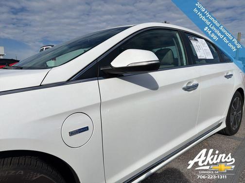 Hyper White 2019 Hyundai Sonata Plug-In Hybrid Base