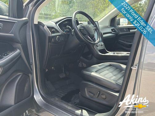 Carbonized Gray Metallic 2021 Ford Edge SEL