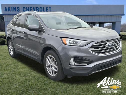 Carbonized Gray Metallic 2021 Ford Edge SEL