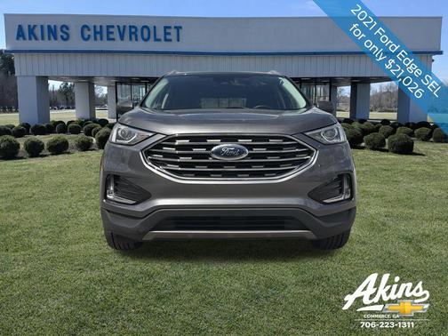 Carbonized Gray Metallic 2021 Ford Edge SEL