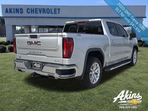 Quicksilver Metallic 2020 GMC Sierra 1500 SLT