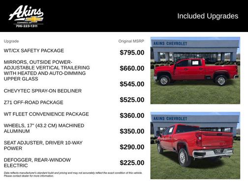 Red Hot 2025 Chevrolet Silverado 2500 WT