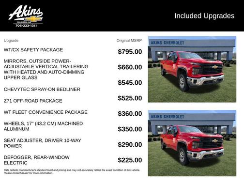 Red Hot 2025 Chevrolet Silverado 2500 WT