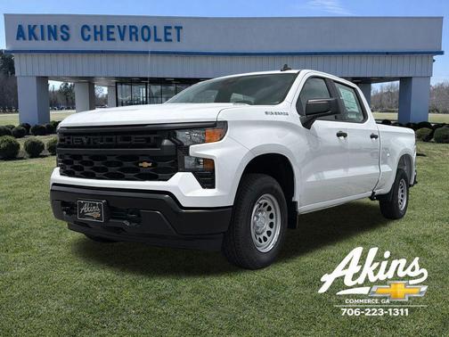 Summit White 2026 Chevrolet Silverado 1500 Base