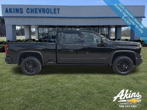 Black 2025 Chevrolet Silverado 2500 High Country