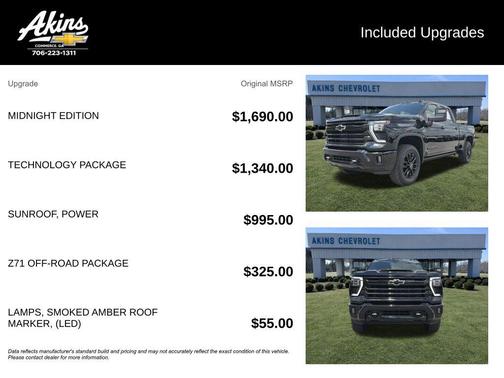 Black 2025 Chevrolet Silverado 2500 High Country