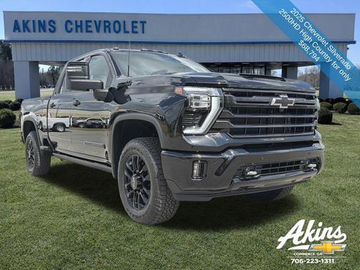 Black 2025 Chevrolet Silverado 2500 High Country