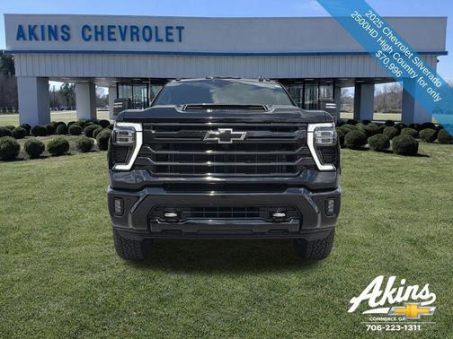Black 2025 Chevrolet Silverado 2500 High Country