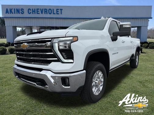 Summit White 2025 Chevrolet Silverado 3500 LTZ