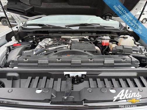 Summit White 2025 Chevrolet Silverado 3500 LTZ