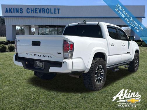 Super White 2020 Toyota Tacoma TRD Sport