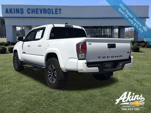 Super White 2020 Toyota Tacoma TRD Sport