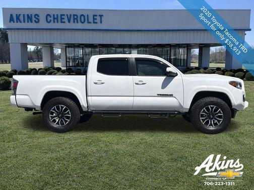 Super White 2020 Toyota Tacoma TRD Sport