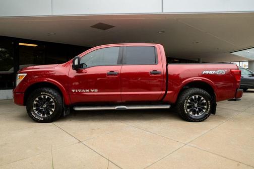 Red 2019 Nissan Titan PRO-4X