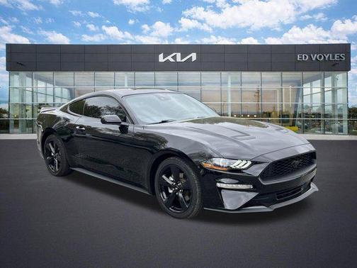 Shadow Black 2021 Ford Mustang EcoBoost