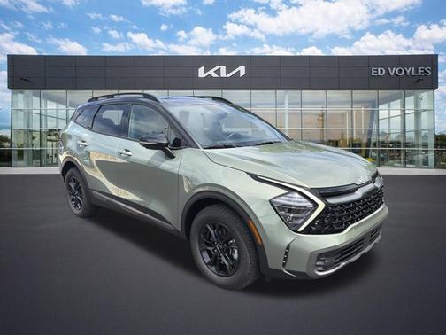 Jungle Green/Ebony Black Roof 2023 Kia Sportage SX-Prestige