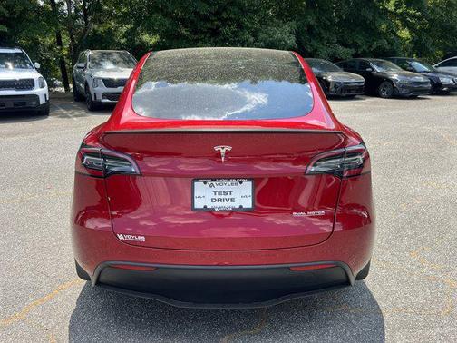 Ultra Red 2025 Tesla Model Y Performance Dual Motor All-Wheel Drive
