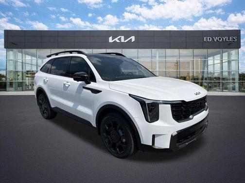 Glacial White Pearl 2025 Kia Sorento X-Line SX Prestige