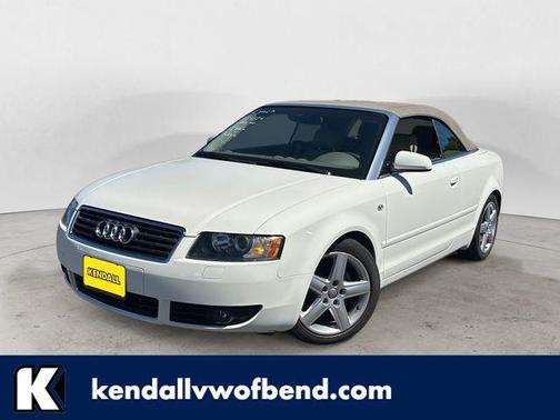 Arctic White 2003 Audi A4 1.8T Cabriolet