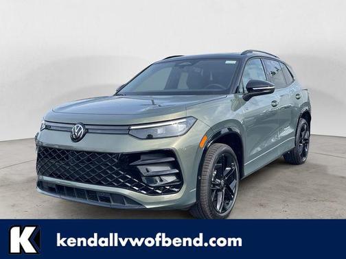 Avocado Green w/Deep Black Roof 2026 Volkswagen Tiguan 2.0T SE R-Line Black 4MOTION