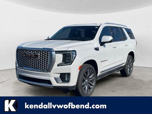 White Frost Tricoat 2021 GMC Yukon Denali