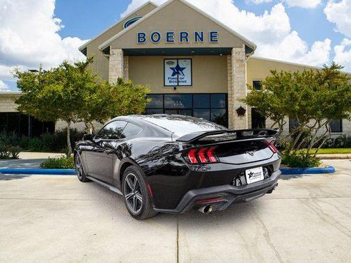 Shadow Black 2025 Ford Mustang EcoBoost