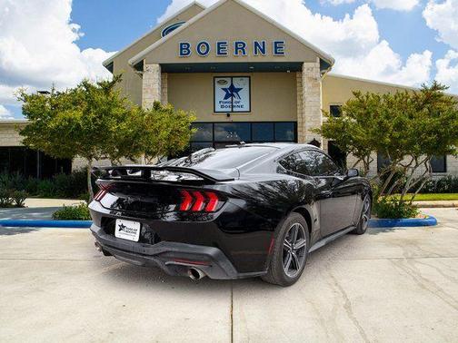 Shadow Black 2025 Ford Mustang EcoBoost