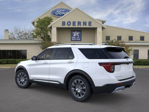 Star White 2026 Ford Explorer Platinum