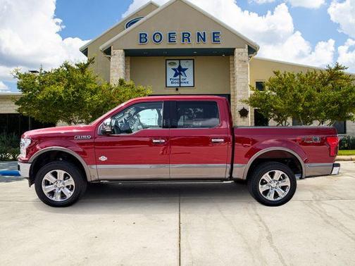 Red 2018 Ford F-150 King Ranch
