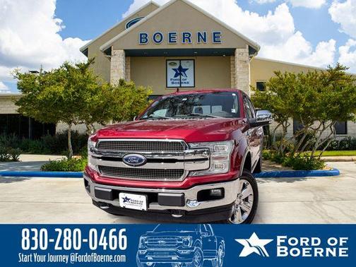Red 2018 Ford F-150 King Ranch