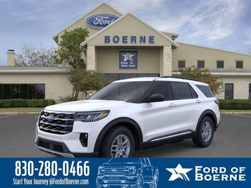 White 2025 Ford Explorer Active
