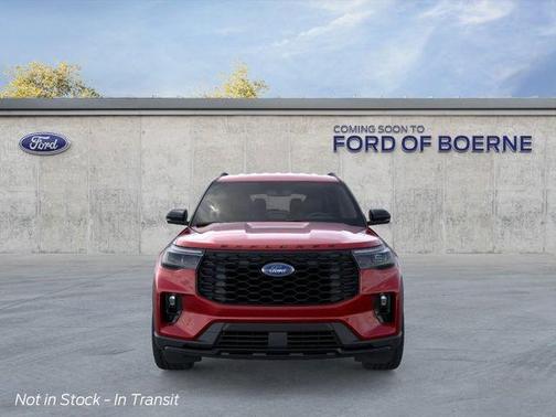 Rapid Red Metallic Tinted Clearcoat 2026 Ford Explorer ST-Line