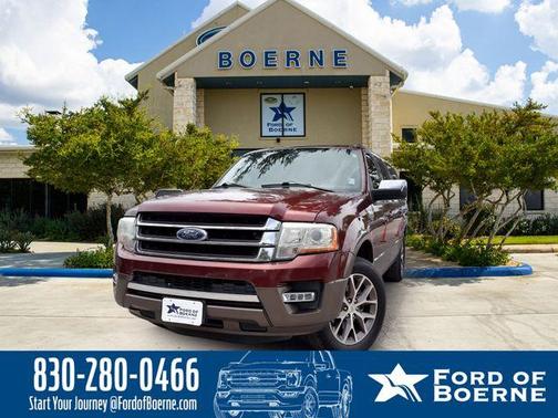 Red 2015 Ford Expedition EL