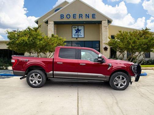 Red 2021 Ford F-150 Lariat