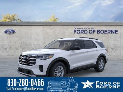 Space White Metallic 2026 Ford Explorer Active